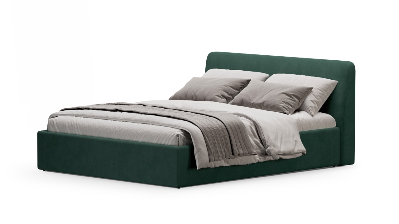 Кровать Симпл 120х200 велюр velutto soft 667