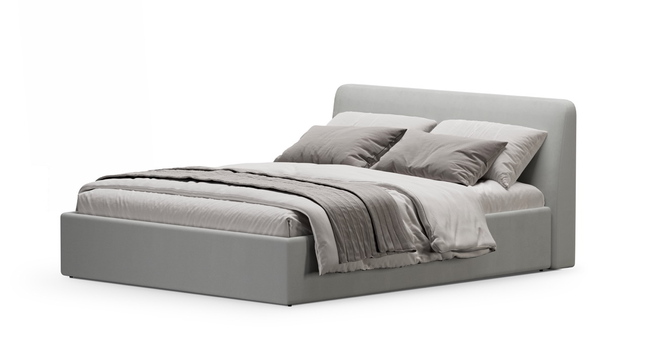 Кровать Симпл 140х200 велюр velutto soft 992